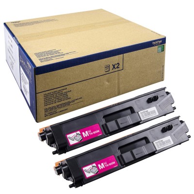 Brother TN-900MTWIN cartuccia toner 2 pz Originale Magenta