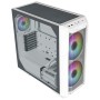 Cooler Master MasterCase H500, Mid-Tower, ARGB, Vetro Temprato - Bianco