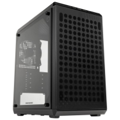 Cooler Master MasterBox Q300L V2 Mini Case, Vetro Temperato - Nero