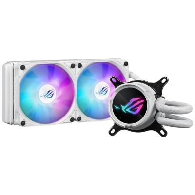 Asus ROG Strix LC III 240 ARGB AIO Liquid CPU Cooler, Bianco - 240mm