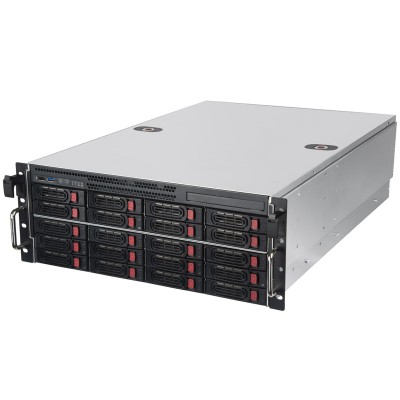 Silverstone SST-RM43-320-RS Rackmount Server - 4U - Grigio