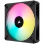 Corsair iCUE AF140 RGB ELITE, Nero, 2 Pezzi, Lighting Node Core Incluso - 140mm