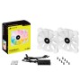 Corsair iCUE SP140 RGB ELITE Performance 140mm PWM Fan, Dual Pack, Bianco - 140 mm