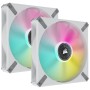 Corsair iCUE ML140 RGB ELITE Premium PWM Magnetic Levitation Fan, Dual Pack Bianco - 140mm