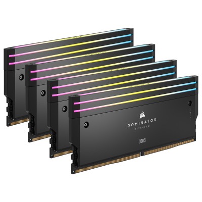 Corsair Dominator Titanium RGB DDR5 6000MHz C30, Nero - 64GB (4x16GB)