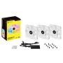 Corsair iCUE SP120 RGB ELITE Performance 120mm PWM Fan, Triple Pack, Bianco - 120 mm