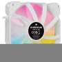 Corsair iCUE SP120 RGB ELITE Performance 120mm PWM Fan, White - 120 mm