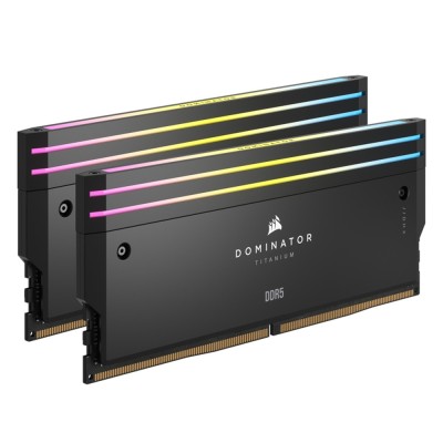 Corsair Dominator Titanium RGB DDR5 7000MHz C34, Nero - 32GB (2x16GB)