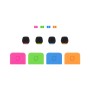 RODE Colors Set 3, Cappucci e Targhette per Wireless GO, Wireless GO II, Lavalier II