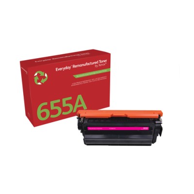 Everyday Rigenerato Toner Magenta di Xerox per HP 655A (CF453A), Capacità standard