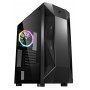 iTek Case THE ROCK EVO, Illuminazione D-RGB - Nero con Finestra