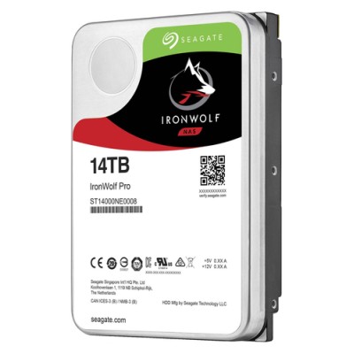 Seagate IronWolf Pro ST14000NEA008 disco rigido interno 3.5" 14 TB Serial ATA III