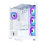 iTek Case Showbui 45W, Middle-Tower, Vetro Temperato - Bianco