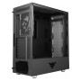 iTek Case VERTIBRA X210, Illuminazione RGB - Nero con Finestra