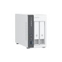 QNAP TS-216G server NAS e di archiviazione Tower Collegamento ethernet LAN Bianco Cortex-A55