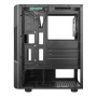 iTek Case SPACIRC XO, Illuminazione RGB - Nero con Finestra