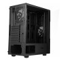 iTek Case SPACIRC XO, Illuminazione RGB - Nero con Finestra