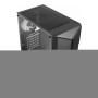 iTek Case SPACIRC XO, Illuminazione RGB - Nero con Finestra