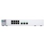 QNAP QSW-308S switch di rete Non gestito Gigabit Ethernet (10/100/1000) Bianco