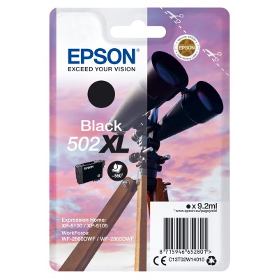 Epson Singlepack Black 502XL Ink