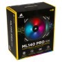 Corsair ML140 PRO RGB, Premium Magnetic Levitation, Confezione da 2 - 140mm