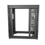 StarTech.com Armadio rack per server 25U - Profondità regolabile da 7-35" a 4 montanti con chiusura a chiave - Armadio mobile v