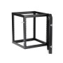 StarTech.com Server rack 12U a giorno per montaggio a parete con cerniera 22"