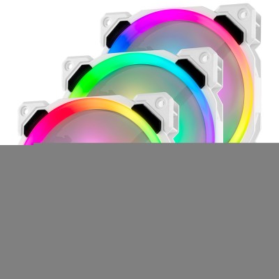 Corsair LL Series LL120 RGB LED Bianca, 120mm - Kit 3 Ventole & Controller