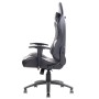 iTek Gaming Chair PLAYCOM PM20 - PVC, Doppio Cuscino - Nero/Nero