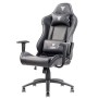 iTek Gaming Chair PLAYCOM PM20 - PVC, Doppio Cuscino - Nero/Nero