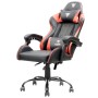 iTek Gaming Chair RHOMBUS PF10 - PVC, Doppio Cuscino - Nero/Rosso