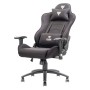 iTek Gaming Chair PLAYCOM FM20 -  Tessuto, Doppio Cuscino - Nero/Nero