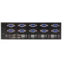 StarTech.com Switch Commutatore a 4 porte - KVM USB 2.0 a doppio VGA con Hub USB a 2 porte e 3,5mm audio