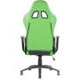 iTek Gaming Chair PLAYCOM PM20 - PVC, Doppio Cuscino - Verde/Nero