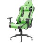 iTek Gaming Chair PLAYCOM PM20 - PVC, Doppio Cuscino - Verde/Nero