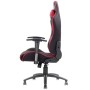 iTek Gaming Chair PLAYCOM FM20 -  Tessuto, Doppio Cuscino - Nero/Rosso