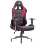 iTek Gaming Chair PLAYCOM FM20 -  Tessuto, Doppio Cuscino - Nero/Rosso