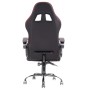 iTek Gaming Chair RHOMBUS FF10 - Tessuto, Doppio Cuscino - Nero/Rosso