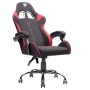 iTek Gaming Chair RHOMBUS FF10 - Tessuto, Doppio Cuscino - Nero/Rosso