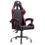 iTek Gaming Chair RHOMBUS FF10 - Tessuto, Doppio Cuscino - Nero/Rosso