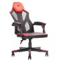 iTek Gaming Chair 4CREATORS CF50 - PVC + Mesh - Nero/Rosso