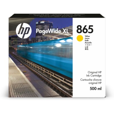 HP Cartuccia di inchiostro 865 PageWide XL giallo da 500 ml