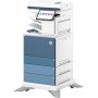 HP LaserJet Stampante multifunzione Enterprise Color Flow 6800zfsw, Stampa, copia, scansione, fax, Flow touchscreen Cucitura Car