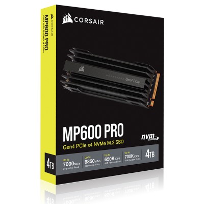 Corsair Force MP600 PRO NVMe SSD, PCIe 4.0 M.2 Type 2280 - 4 TB