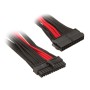 Silverstone Prolunga 24-Pin ATX 30cm - Rosso/Nero