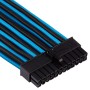 Corsair Premium Sleeved DC Cable Pro Kit, Type 4 (Generation 4) - Blu/Nero