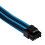 Corsair Premium Sleeved DC Cable Pro Kit, Type 4 (Generation 4) - Blu/Nero