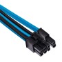 Corsair Premium Sleeved DC Cable Pro Kit, Type 4 (Generation 4) - Blu/Nero