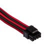 Corsair Premium Sleeved DC Cable Kit Starter, Type 4 (Generation 4) - Rosso/Nero