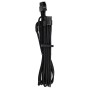 Corsair Premium Sleeved Split PCIe cable, Type 4 (Generation 4) - Nero